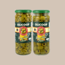 Olicoop Spanish Olives Selection – Green Olives (Sliced & Pitted)